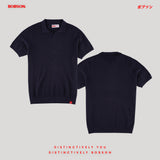 Bobson Japanese Men's Basic Collared Shirt Comfort Fit 187070 (Navy)