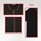 Bobson Japanese Men's Basic Woven Shirt Comfort Fit 187048 (Black)