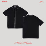 Bobson Japanese Men's Basic Woven Shirt Comfort Fit 187048 (Black)