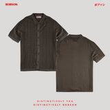 Bobson Japanese Men's Basic Woven Shirt Comfort Fit 187039 (Olive)