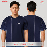 Bobson Japanese Men's Basic Tees Oversized Fitting 183096 (Navy)