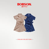 Bobson Japanese Ladies Basic Dress Regular Fit 158236 (Light Brown)