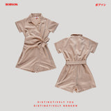 Bobson Japanese Ladies Basic Dress Regular Fit 158236 (Light Brown)