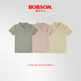 Bobson Japanese Ladies Basic Collared Shirt Regular Fit 177797-U (Light Green)