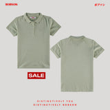 Bobson Japanese Ladies Basic Collared Shirt Regular Fit 177797-U (Light Green)
