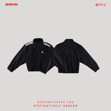 Bobson Japanese Ladies Basic Jacket Crop Fitting 189570 (Black)