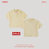 Bobson Japanese Ladies Basic Collared Shirt Relaxed Fit 177927-U (Yellow)
