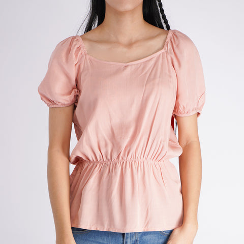 Bobson Ladies Basic Woven Boxy Fit 109883 (Old Rose)