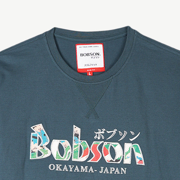 Bobson Japanese Men's Basic Round Neck T-shirt for Men Missed Lycra Fabric Trendy Fashion High Quality Apparel Comfortable Casual Top for Men Couple shirt Slim Fit 111497 (Teal)
