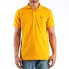 Bobson Japanese Men's Basic Polo shirt for Men Missed Lycra Fabric Trendy Fashion High Quality Apparel Comfortable Casual Collared shirt for Men Slim Fit 128807 (Yellow Gold)