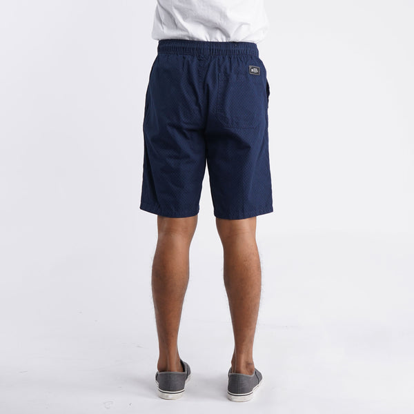 Bobson Japanese Men's Basic Non-Denim Jogger short for Men Trendy Fashion High Quality Apparel Comfortable Casual Short for Men 127339 (Navy)
