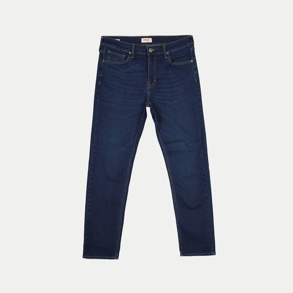 Bobson Japanese Men's Basic Stretchable Denim Pants for Men Trendy Fashion High Quality Apparel Comfortable Casual Jeans for Men Super Skinny Mid Waist 127661-U (Dark Shade)