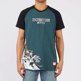 Bobson Japanese Men's Basic Basic Round Neck T shirt for Men Trendy Fashion High Quality Apparel Comfortable Casual Tees Comfort Fit 125872 (Teal)