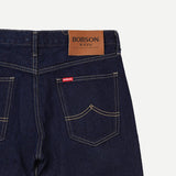Bobson Japanese Men's Basic Denim Stretchable Denim Pants for Men Trendy Fashion High Quality Apparel Comfortable Casual Jeans for Men Skinny Mid Waist 148520-U (Dark Shade)