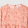 Bobson Ladies Basic Top for Women Trendy Fashion High Quality Apparel Comfortable Casual Blouse for Women Woven Regular Fit 133278 (Rust)