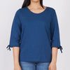 Bobson Ladies Basic Tees Round Neck T-shirt for Women Trendy Fashion High Quality Apparel Comfortable Casual Top for Women Regular Fit 146309 (Poseidon)
