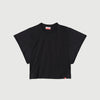 Bobson Japanese Ladies Basic Round Neck T shirt For Women Trendy Fashion High Quality Apparel Comfortable Casual Tees Relaxed Fit 142177 (Black)