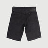 Bobson Japanese Men's Basic Denim Tapered Short Trendy Fashion High Quality Apparel Comfortable Casual short Mid Waist 150792 (Black)