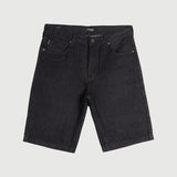 Bobson Japanese Men's Basic Denim Tapered Short Trendy Fashion High Quality Apparel Comfortable Casual short Mid Waist 150792 (Black)
