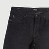 Bobson Japanese Men's Basic Denim Tapered Short Trendy Fashion High Quality Apparel Comfortable Casual short Mid Waist 150792 (Black)