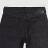 Bobson Japanese Men's Basic Denim Tapered Short Trendy Fashion High Quality Apparel Comfortable Casual short Mid Waist 150792 (Black)