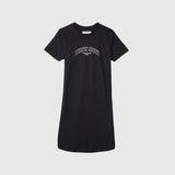 Bobson Japanese Ladies Basic Dress for Women Trendy Fashion High Quality Apparel Comfortable Casual Dress for Women 144102 (Black)