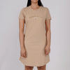 Bobson Japanese Ladies Basic Dress for Women Trendy Fashion High Quality Apparel Comfortable Casual Dress for Women Regular Fit 144102 (Light Brown)