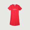 Bobson Japanese Ladies Basic Dress for Women Trendy Fashion High Quality Apparel Comfortable Casual Dress for Women Regular Fit 144102 (Red)