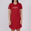 Bobson Japanese Ladies Basic Dress for Women Trendy Fashion High Quality Apparel Comfortable Casual Dress for Women Regular Fit 144102 (Red)