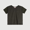 Bobson Japanese Ladies Basic V Neck Tees for Women Trendy Fashion High Quality Apparel Comfortable Casual Top for Women Relaxed Fitting 133313-U (Fatigue)