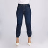 Bobson Ladies Basic Denim Boyfriend Jeans for Women Trendy Fashion High Quality Apparel Comfortable Casual Jogger Pants for Women 147477 (Dark Shade)