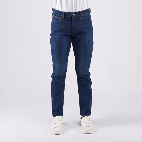 Bobson Japanese Men's Basic Denim Super Skinny Trendy Fashion High Quality Apparel Comfortable Casual Jeans for Men Mid Waist 149713-U (Dark Shade)