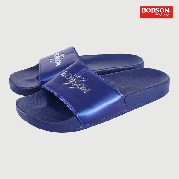 Bobson Japanese Men's Accessories Basic Footwear Slipper for Men Trendy Fashion High Quality Apparel Comfortable Casual Slip on for Men 92834 (Royal Blue)