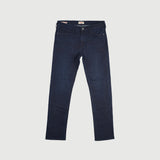 Bobson Japanese Men's Basic Denim Pants for Men Trendy Fashion High Quality Apparel Comfortable Casual Jeans for Men Super Skinny Mid Waist 150386-U (Dark Shade)