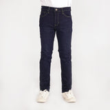 Bobson Japanese Men's Basic Denim Pants for Men Trendy Fashion High Quality Apparel Comfortable Casual Jeans for Men Super Skinny Mid Waist 150529-U (Dark Shade)