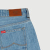 Bobson Japanese Ladies Basic Denim Mom short for Women Trendy Fashion High Quality Apparel Comfortable Casual Short for Women Mid Waist 148323 (Light Shade)
