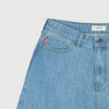 Bobson Japanese Ladies Basic Denim Mom short for Women Trendy Fashion High Quality Apparel Comfortable Casual Short for Women Mid Waist 148323 (Light Shade)