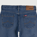 Bobson Japanese Men's Basic Denim Pants for Men Trendy Fashion High Quality Apparel Comfortable Casual Jeans for Men Skinny Mid Waist 152157 (Medium Shade)