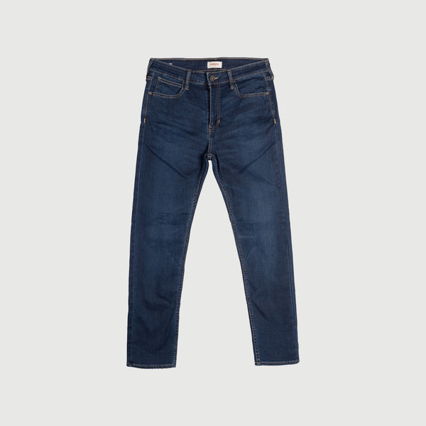 Bobson Japanese Men's Basic Denim Pants for Men Trendy Fashion High Quality Apparel Comfortable Casual Jeans for Men Super skinny Mid Waist 150376 (Dark Shade)