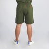 Bobson Japanese Men's Basic Non-Denim Jogger short Trendy Fashion High Quality Apparel Comfortable Casual short for Men Mid Waist 118163 (Fatigue)