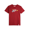Bobson Japanese Men's X Tom and Jerry Trouble Maker Basic Tees Trendy fashion High Quality Apparel Comfortable Casual Top for Men Slim Fit 149460-U (Red)