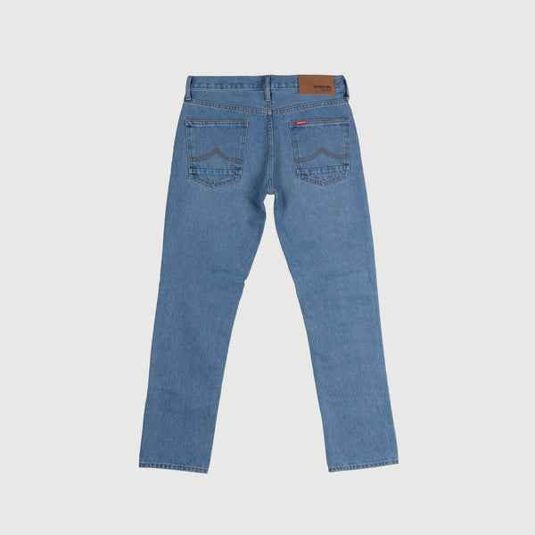 Bobson Japanese Men's Basic Denim Skinny Jeans for Men Trendy fashion High Quality Apparel Comfortable Casual Pants for Men Mid Waist 153044 (Light Shade)