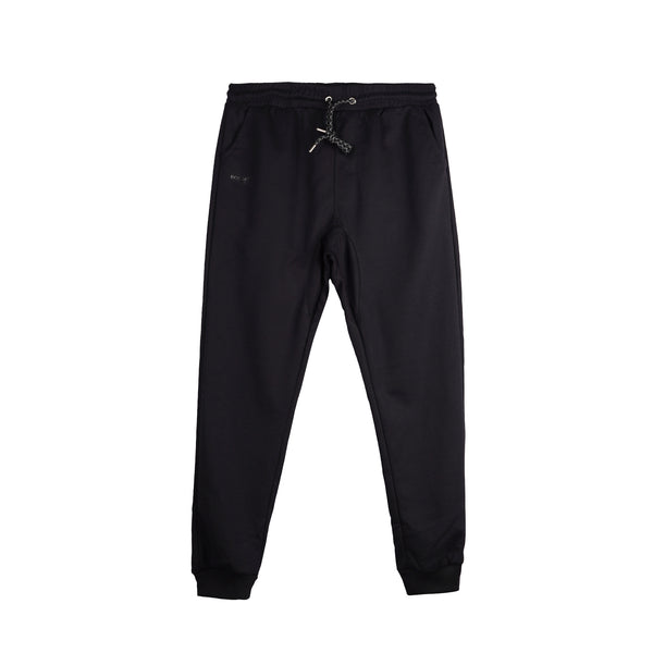 Bobson Japanese Men's Basic Non-Denim Jogger Pants Trendy fashion High Quality Apparel Comfortable Casual Pants for Men Mid Waist 135681 (Black)