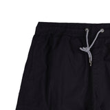 Bobson Japanese Men's Basic Non-Denim Jogger Short Trendy fashion High Quality Apparel Comfortable Casual Short for Men Mid Waist 135702 (Black)