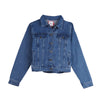 Bobson Japanese Ladies Basic Denim Jacket Trendy fashion High Quality Apparel Comfortable Casual Jacket for Women Slim Fit 131506 (Medium Shade)