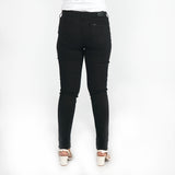 Bobson Japanese Ladies Basic Denim Pants for Women Trendy Fashion High Quality Apparel Comfortable Casual Jeans for Women Super skinny 153826 (Black)